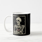 Skeleton Hugs French Bulldog Halloween Dog Lover Kaffeetasse (Links)