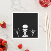 Skeleton ILY Napkins Serviette (Beispiel)