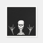 Skeleton ILY Napkins Serviette (Vorderseite)