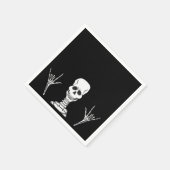 Skeleton ILY Napkins Serviette (Ecke)