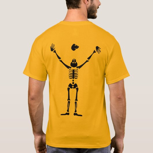 Skeleton Jongleur-T - Shirt (Rückseite)