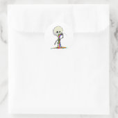 sKeLeToN JuiCe Runder Aufkleber (Tasche)