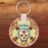 Skeleton Keys Biker Schlüsselanhänger (Vorderseite)