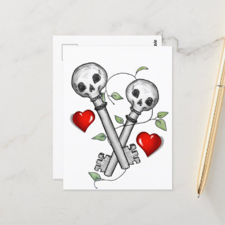Skeleton Keys Postkarte