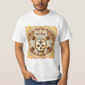 Skeleton Keys skull  T-Shirt (Vorderseite)