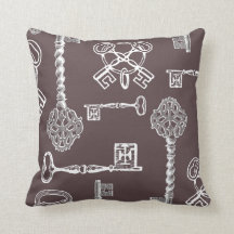 Skeleton Keys Throw Kissen
