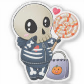 Skeleton Kid Sticker (Vorderseite)