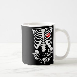 Skeleton KinderHalloween-Schwangerschaftspaare Kos Kaffeetasse