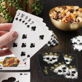 Skeleton King Skulls Spielkarten (In Situ)