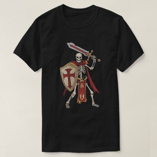 Skeleton Knight T-Shirt (Design vorne)
