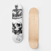 Skeleton König Skateboard (Vorderseite)