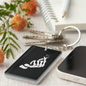 Skeleton Koreanisches Herz für Kpop-Fans Schlüsselanhänger (Vorderseite rechts)