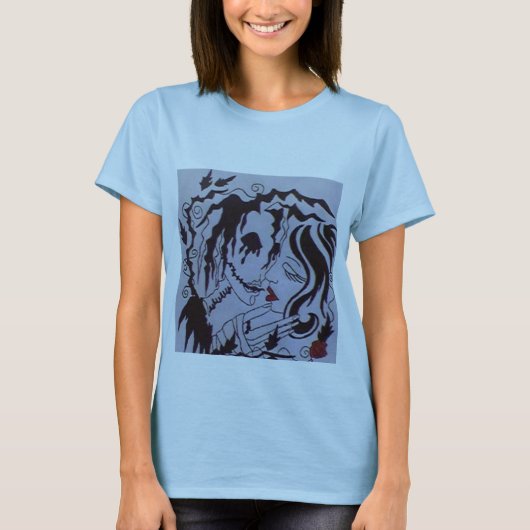Skeleton Küsse T-Shirt (Vorderseite)
