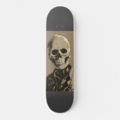 SKELETON lächelnd Skateboard Deck (Vorderseite)