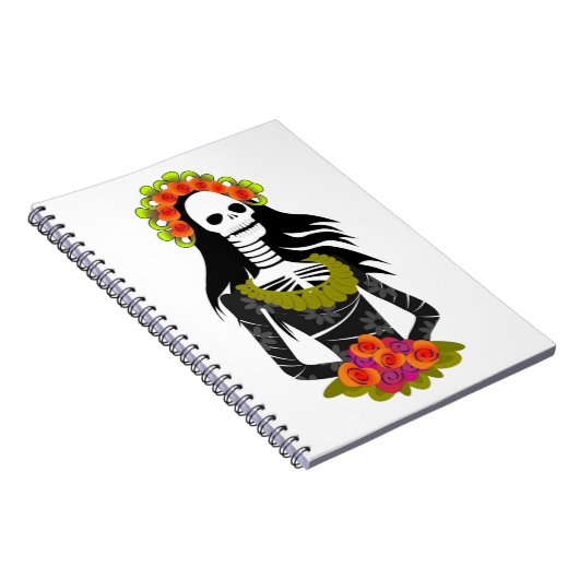 SKELETON LADY NOTIZBLOCK (Rechte Seite)