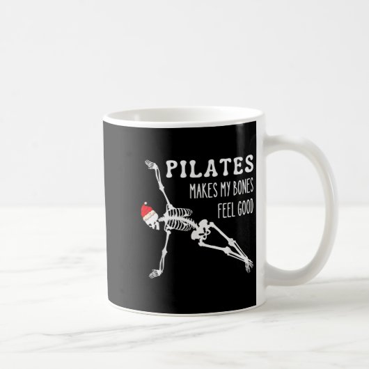 Skeleton Lates Makes My Bones Feel Good Meditation Kaffeetasse (Rechts)
