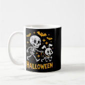 Skeleton Leads Dog Funny Skull Pet For Halloween C Kaffeetasse (Links)