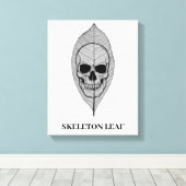 Skeleton Leaf Leinwanddruck (Insitu (Holzboden))