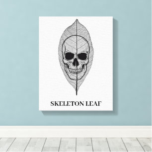 Skeleton Leaf Leinwanddruck