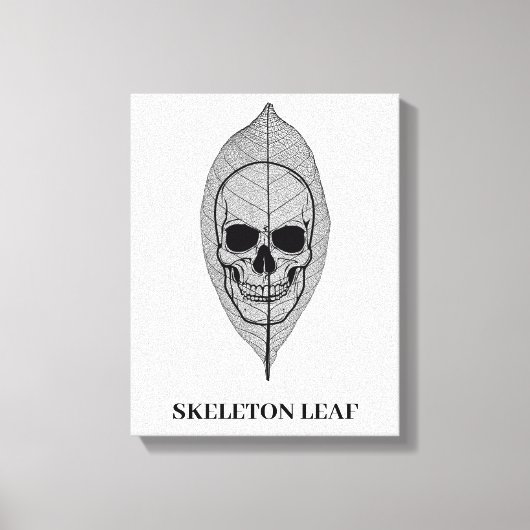 Skeleton Leaf Leinwanddruck (Vorderseite)