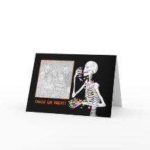 Skeleton Leckereien Halloweens (Fotorahmen)