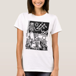 Skeleton Lehrer und Studenten "Tag des toten " T-Shirt