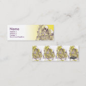 SKELETON LIEBE-Grün Mini Visitenkarte (Vorne/Hinten)