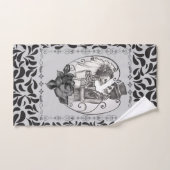 Skeleton Liebe Paare Ehetanz Badhandtuch Set (Handtuch)