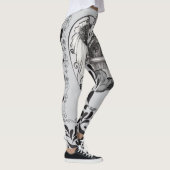Skeleton Liebe Paare Ehetanz Leggings (Rechts)