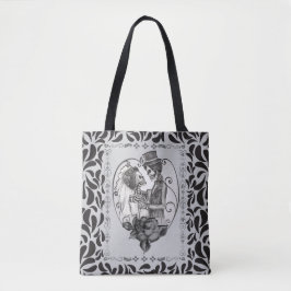 Skeleton Liebe Paare Ehetanz Tasche