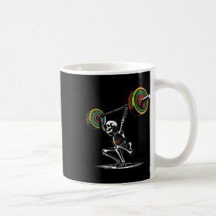 Skeleton Lifting Fathers Day Gym Workout Vater Pap Kaffeetasse