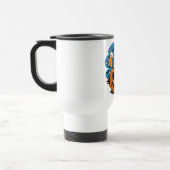 Skeleton Lizard in Pumpkin mit Bier-Tasse Reisebecher (Links)