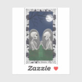 Skeleton Lovers Tarot Aufkleber (Blatt)