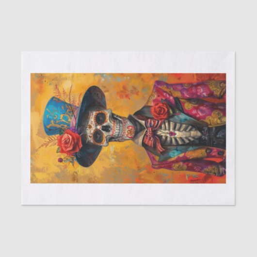 Skeleton Lyfe10 Seidenpapier (Vorderseite)