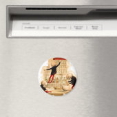 Skeleton Mad Scientists Skull Halloween-Party Deko Magnet (In Situ (Geschirrspüler))