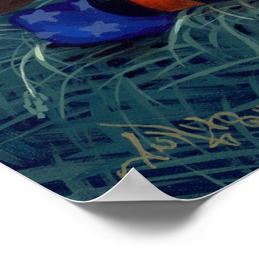 Skeleton Magic ART DRUCKENHalloween Hexenmärchen Poster (Ecke)