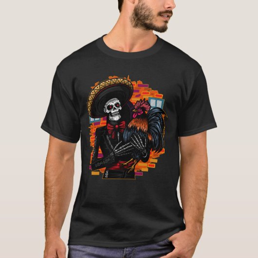 Skeleton Mariachi T-Shirt (Vorderseite)
