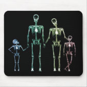 skeleton Mausunterlage des coolen Röntgenstrahls Mousepad (Vorne)