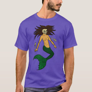 Skeleton Mermaid 7 T-Shirt