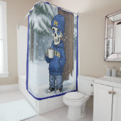 Skeleton Michigan Hoodie Edition Duschvorhang (Beispiel)