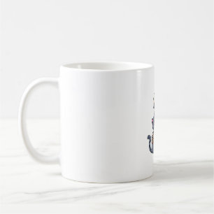 Skeleton mit einem katzenartigen Niedlichen Hallow Kaffeetasse