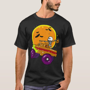 Skeleton Monster Truck Moon Candy Kleinkind Boys H T-Shirt