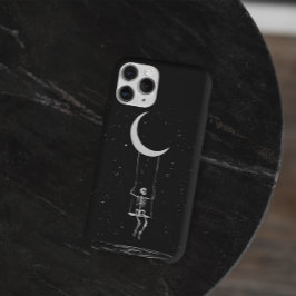 Skeleton Moon Spooky Halloween Case-Mate iPhone Hülle