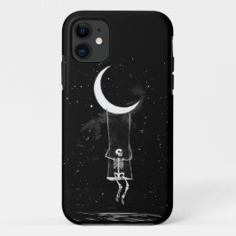 Skeleton Moon Spooky Halloween Case-Mate iPhone Hülle