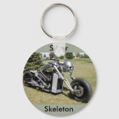 Skeleton motorcycle keychain schlüsselanhänger (Vorderseite)