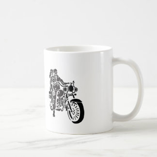 Skeleton Motorrad-Paare Kaffeetasse