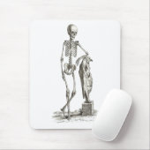 Skeleton Mouse Pad Mousepad (Mit Mouse)