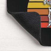 Skeleton Muay Thai Halloween Kickboxen Mma Mousepad (Ecke)