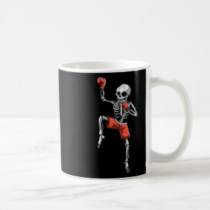 Skeleton Muay Thai Halloween Kickboxing Mixed Mart Kaffeetasse
