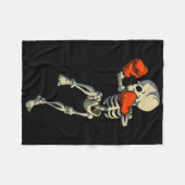 Skeleton Muay Thai Kick Boxing Mixed Martial Arts  Fleecedecke (Vorderseite (Horizontal))